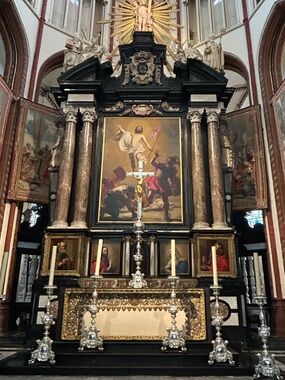 Saint Salvador Cathedral. He is Risen!Happy Easter from Bruges Belgium 🇧🇪